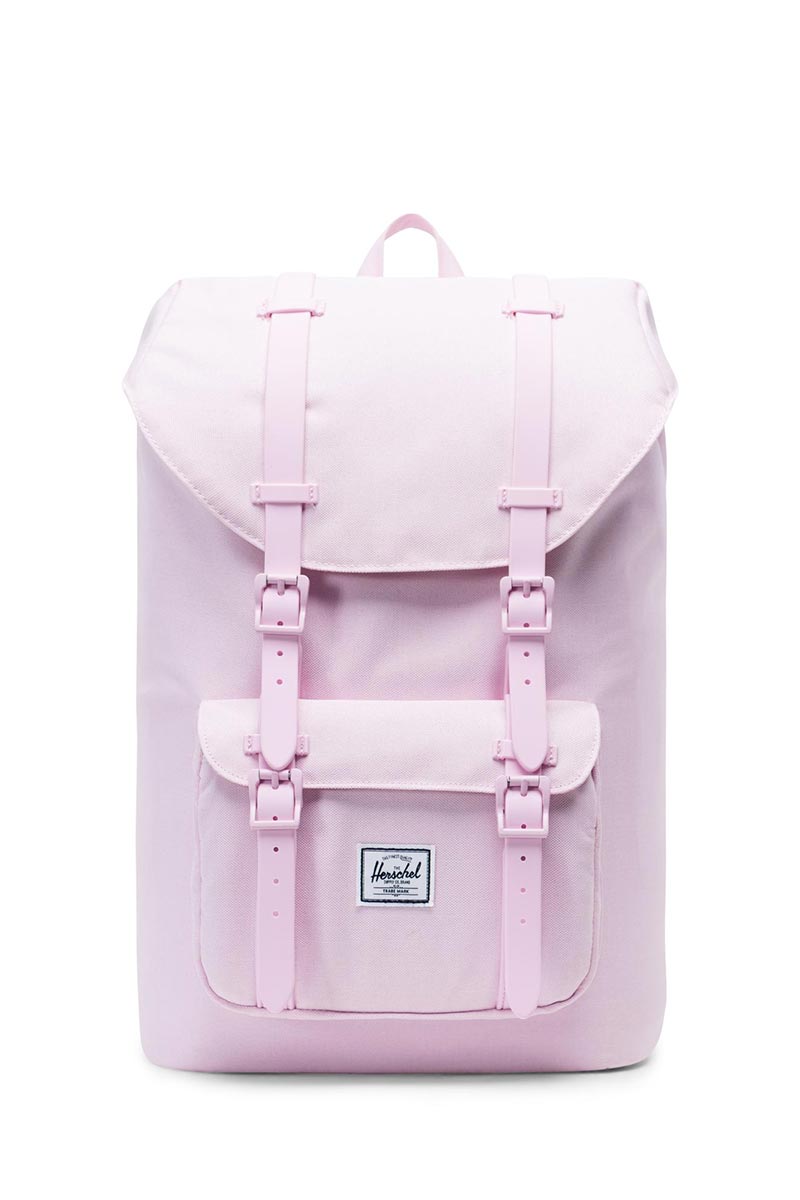 Herschel backpack Little America mid volume pink lady crosshatch
