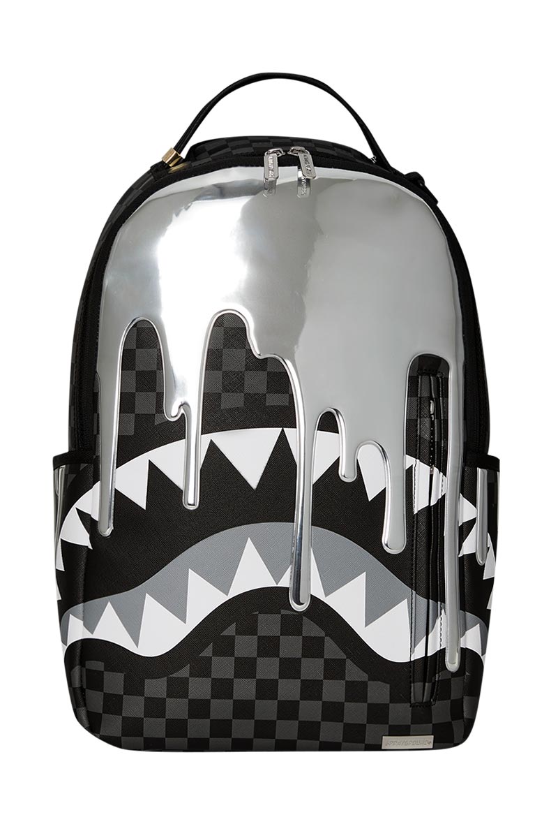 Sprayground Backpack Metallic Drip Sharks In Paris