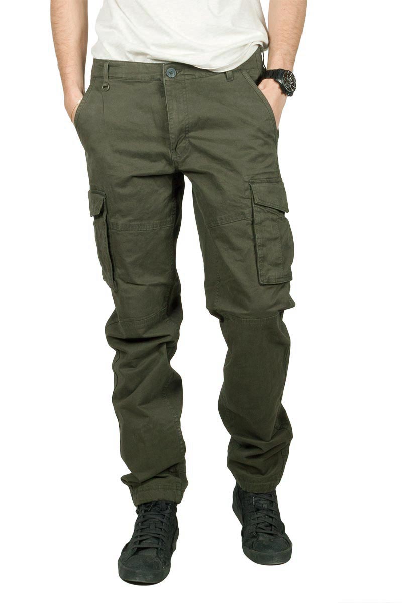 Gnious Rene cargo pants dark green