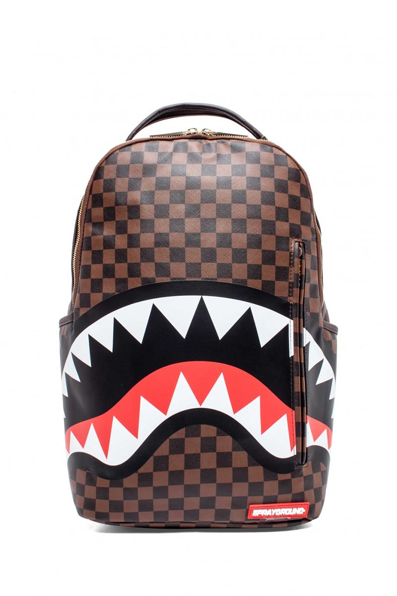 Sprayground backpack Sleek Shark in Paris brown