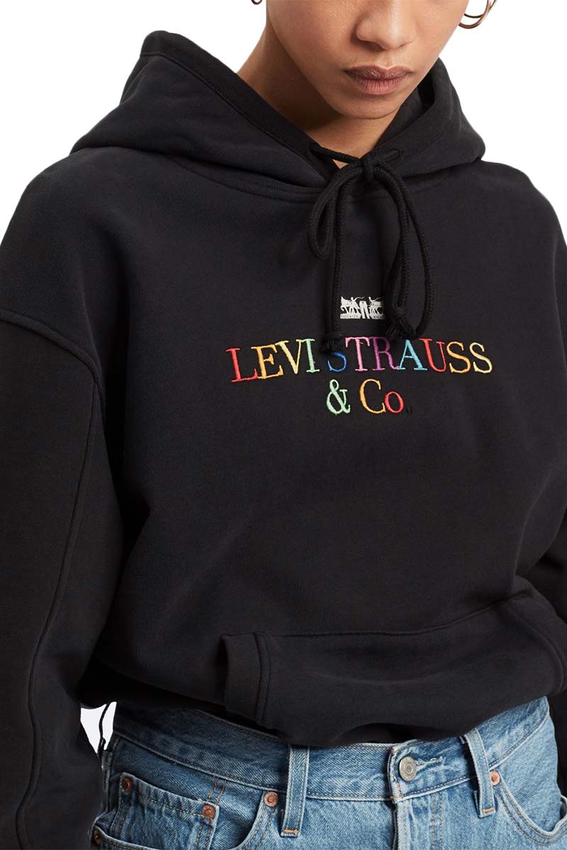 levi's unbasic hoodie black