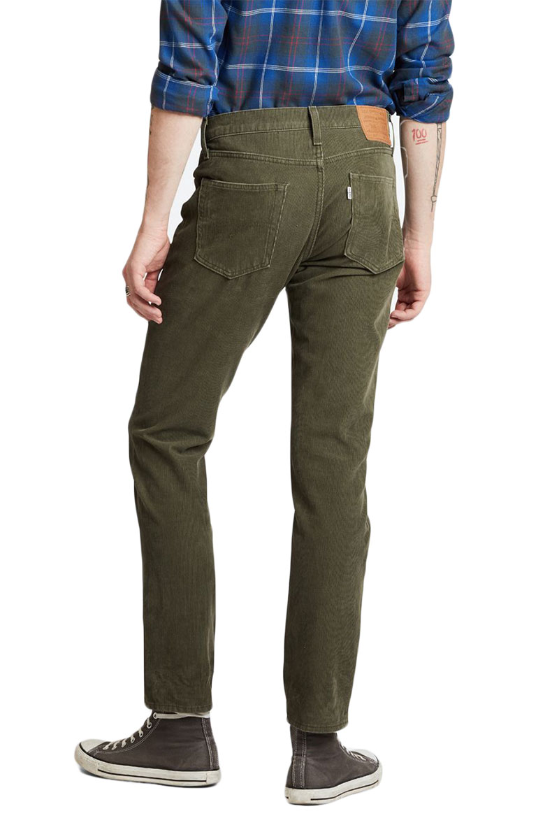 Levi's® 511™ slim 5-pocket cord trousers olive night