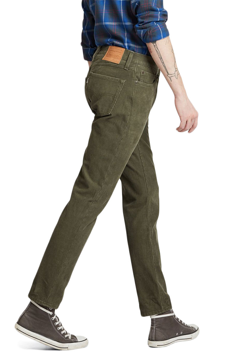 Levi's® 511™ slim 5-pocket cord trousers olive night