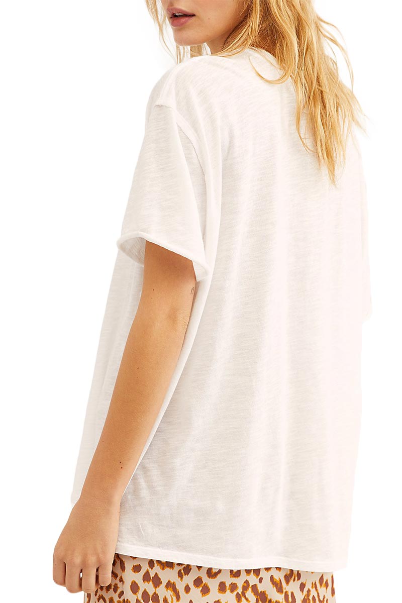 Free People clarity ringer white