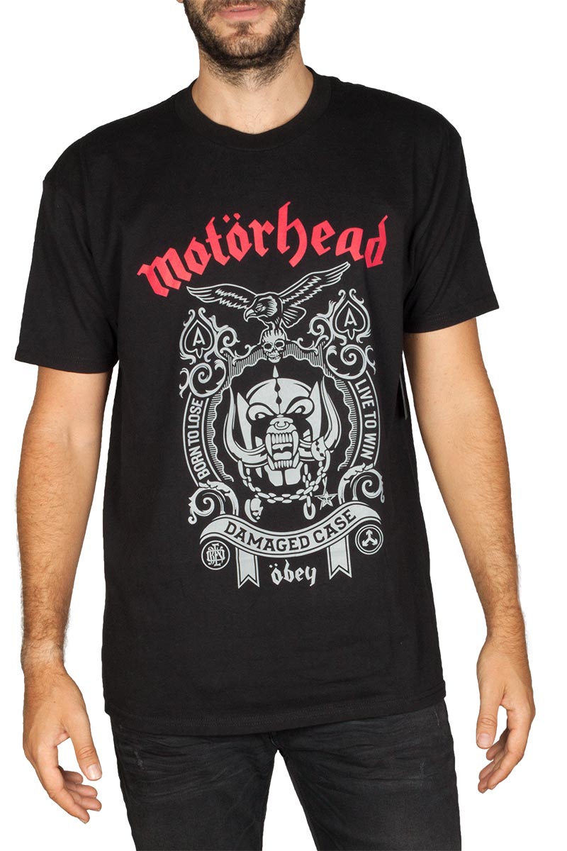 Obey x Motorhead Damaged Case t-shirt