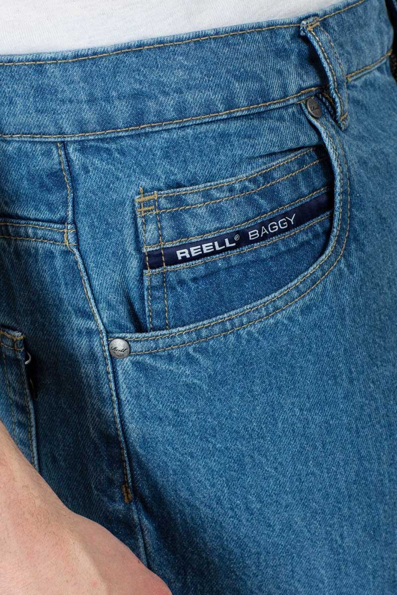 Reell Baggy Jeans origin mid blue