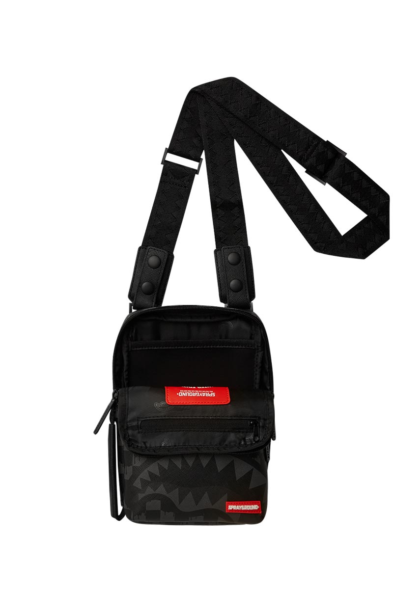 Sprayground Hangover Drip Check Sling Bag