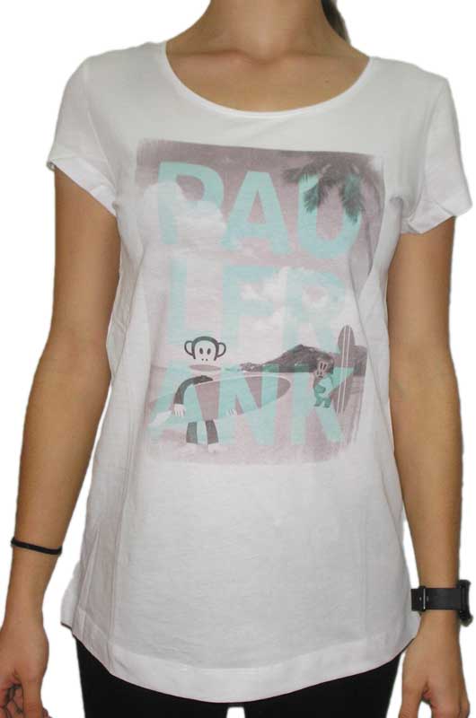 Paul Frank surf image γυναικείο t-shirt λευκό
