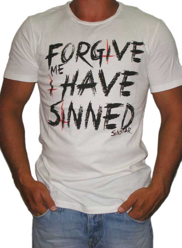 Sinstar Forgive me ανδρικό t-shirt