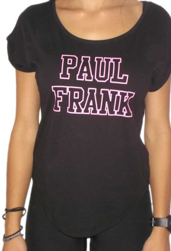 Paul Frank γυναικεία κοντή μπλούζα σε μαύρο