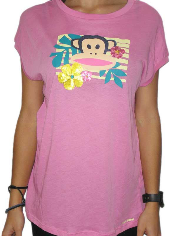 Paul Frank γυναικείο t-shirt Julius tropicutie σε ροζ