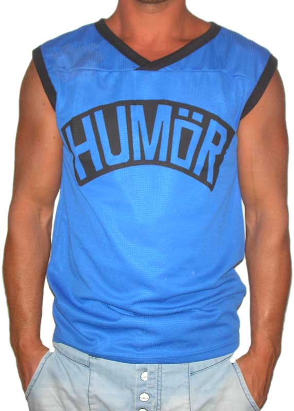 Humor Wattup ανδρικό αμάνικο ζέρσεϊ t-shirt ναυτικό μπλε
