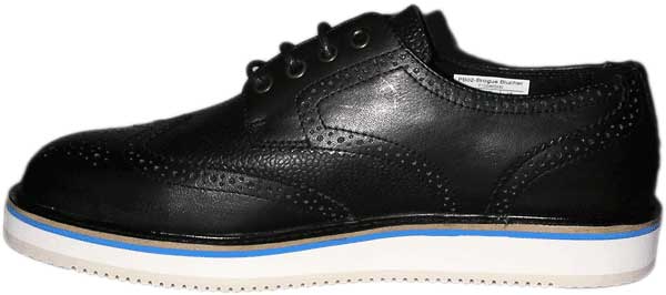 Wesc Brogue Blucher δερμάτινο παπούτσι μαύρο