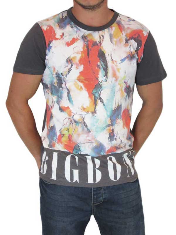 Bigbong ανδρικό t-shirt με αφηρημένο πριντ