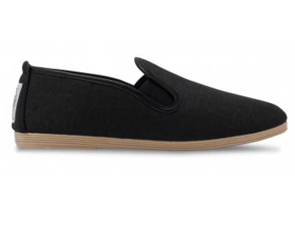 Flossy Murcia ανδρικό Plimsoll black linen