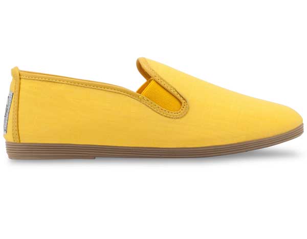 Flossy Murcia γυναικείο Plimsoll yellow linen