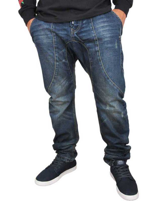 Humor jeans Zanka σκούρο μπλε ξέβαμα
