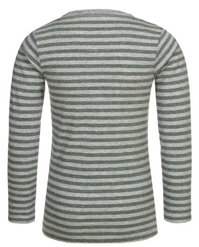 Paul Frank Kids striped long sleeve top grey