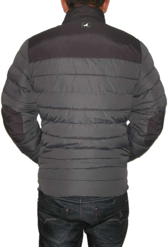 New Mens Kangol Designer Padded Quilted Full Zip Jacket Lined Winter Coat 