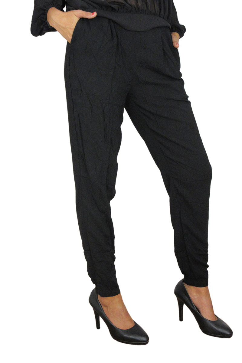 Γυναικείο παντελόνι σαλβάρι μαύρο