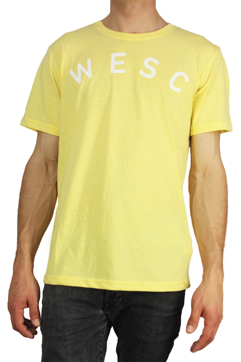Wesc ανδρικό t-shirt Sixtus pale banana