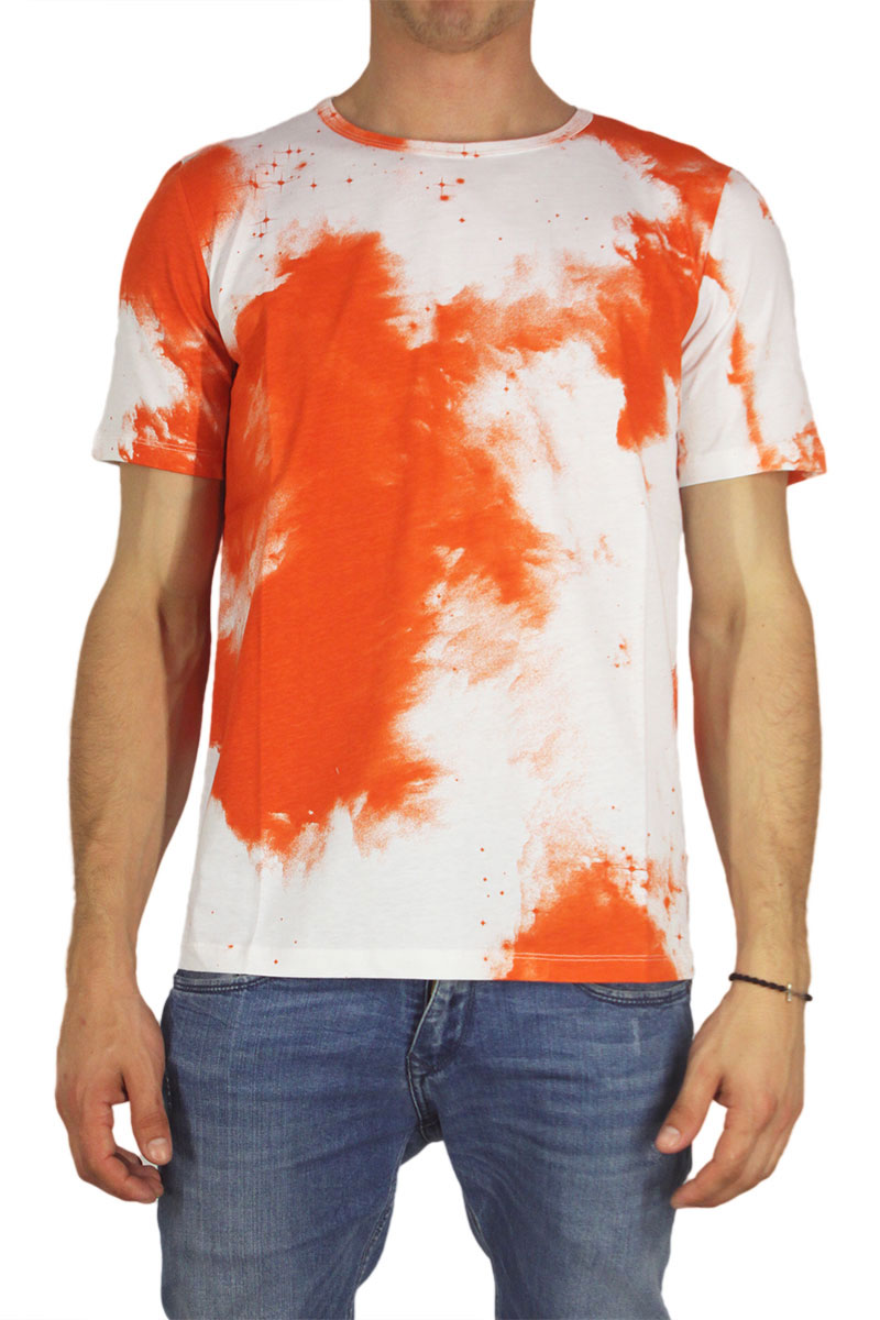 Wesc ανδρικό t-shirt Bree aop brunt orange