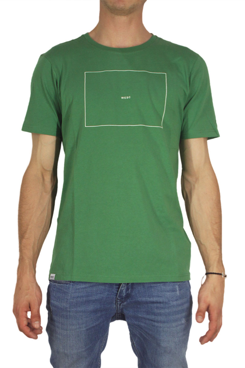 Wesc ανδρικό t-shirt Denzel mist green