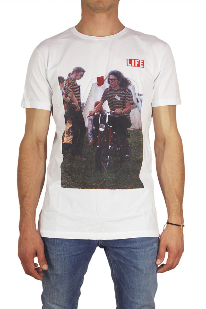 Worn By ανδρικό t-shirt LIFE Festival bike λευκό