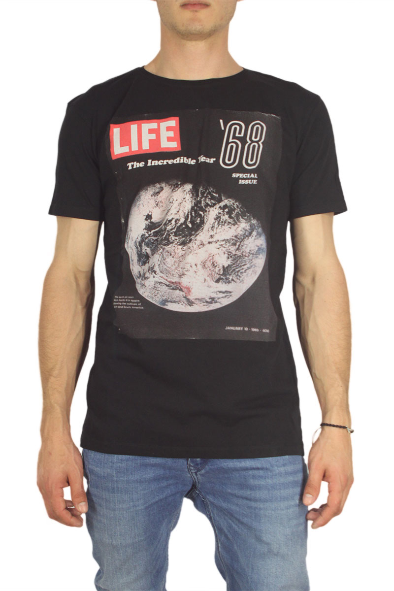Worn By ανδρικό t-shirt LIFE The incredible year 68 μαύρο