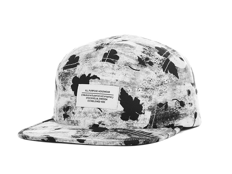 Wesc Concrete floral 5 panel baseball τζόκευ λευκό