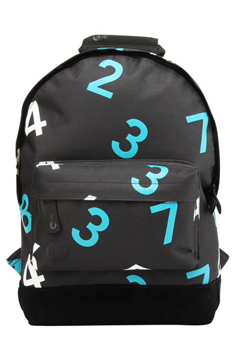 Mi-Pac backpack 600D Prints numbers black