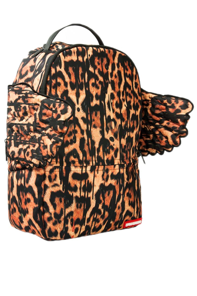 Sprayground removable Leopard drip wings backpack