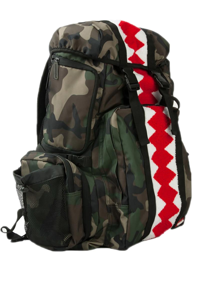 Sprayground Shark Camo Mesh Backpack