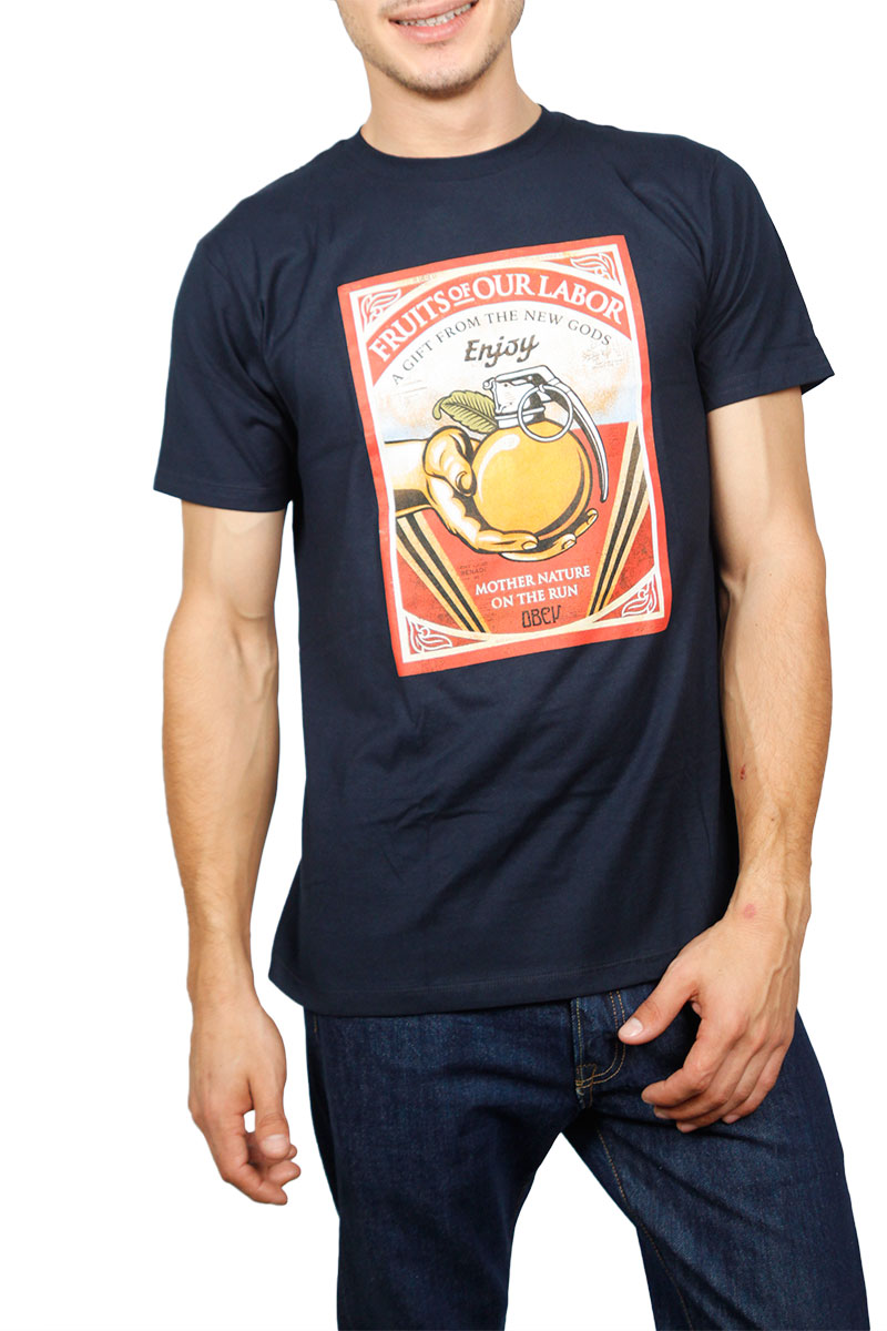 Obey Fruits of our Labor t-shirt navy