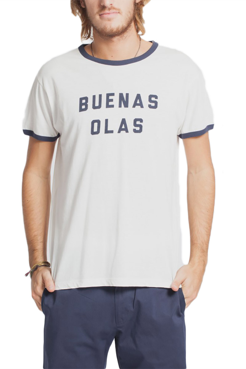 Thinking Mu Buenas olas t-shirt ημίλευκο