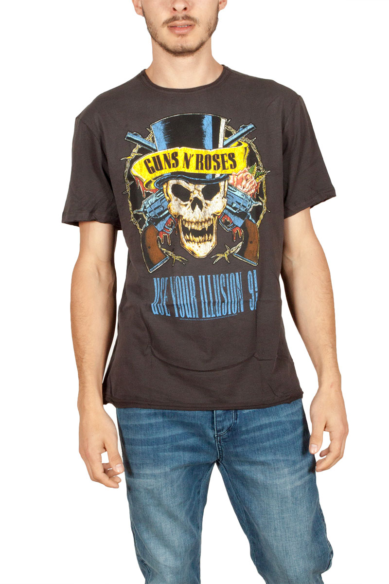 Amplified Guns n Roses Use your Illusion t-shirt ανθρακί