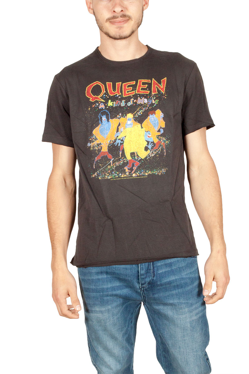 Amplified Queen A Kind of Music t-shirt ανθρακί