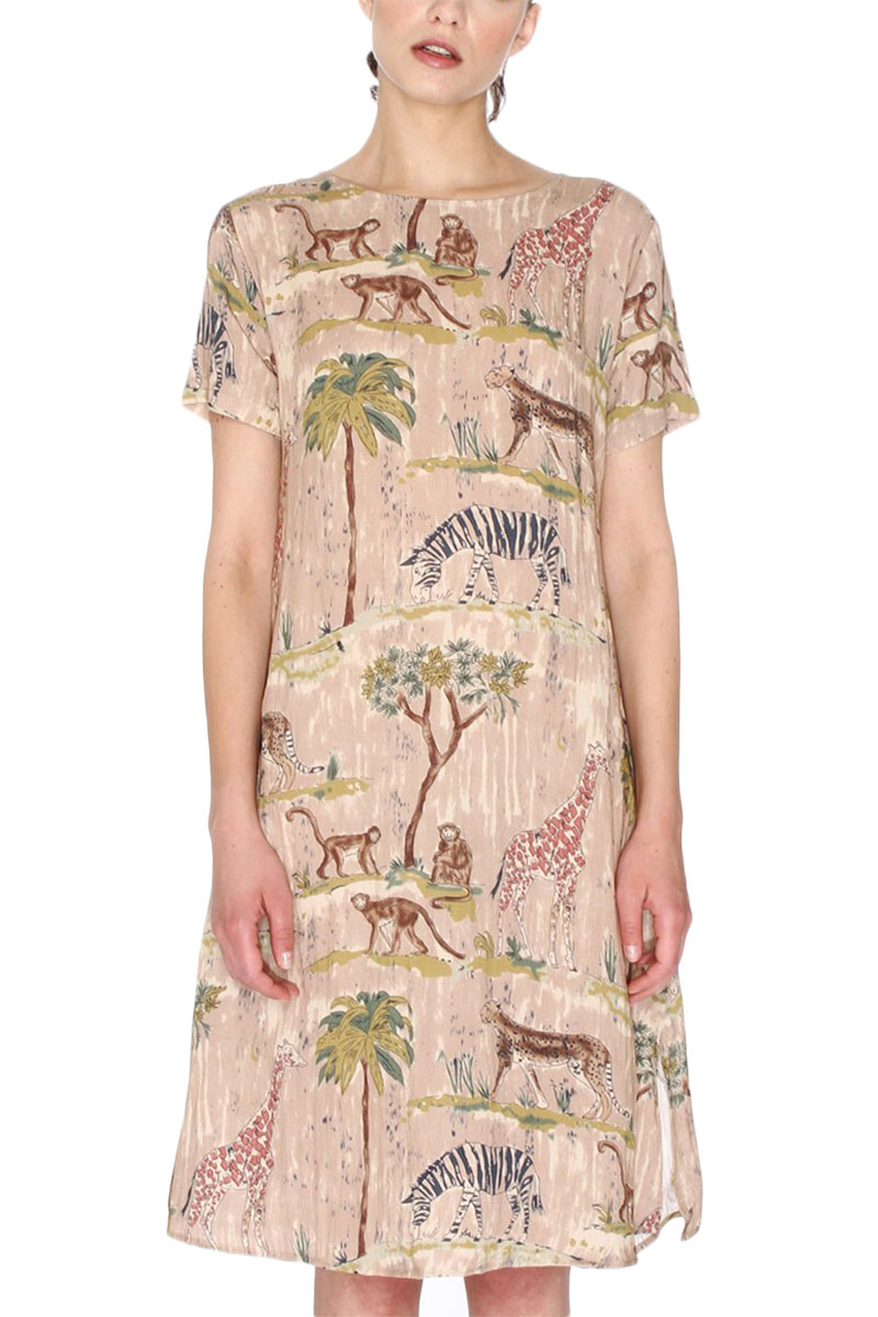 Pepaloves Safari midi φόρεμα