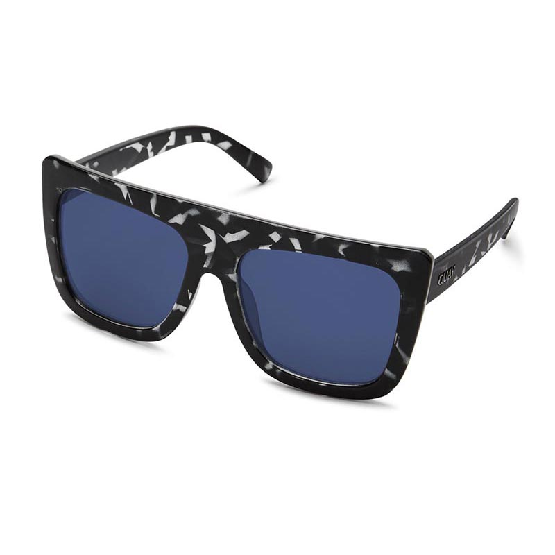 Quay Australia γυαλιά ηλίου Cafe Racer black tortoise/blue mirror