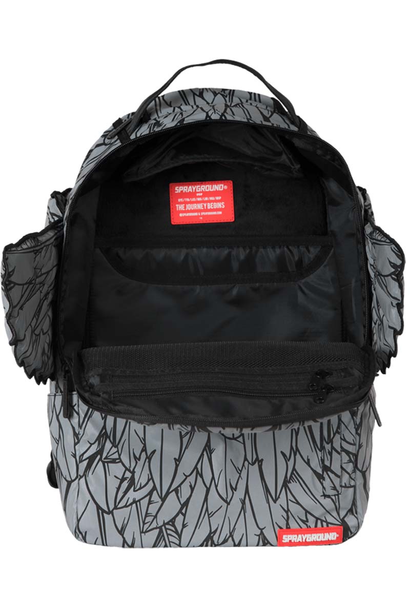 Sprayground reflective backpack 3M wings grey