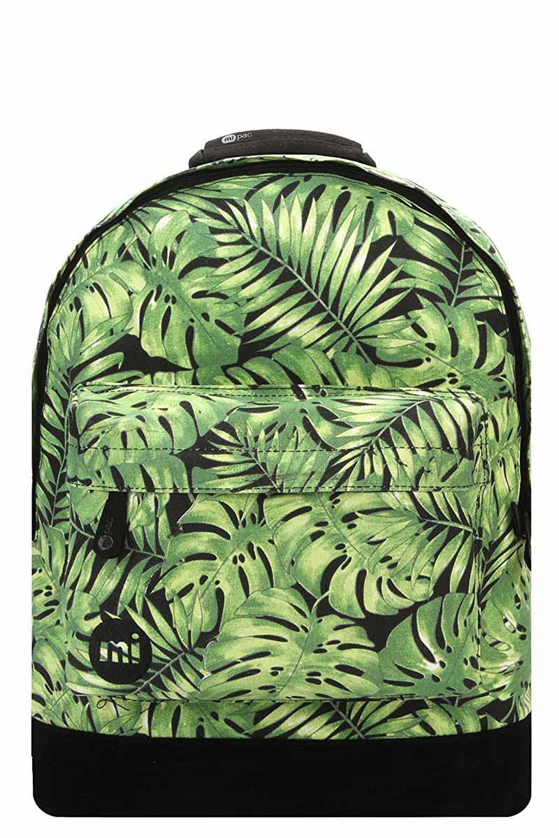 Mi-Pac Premium backpack Tropical leaf black