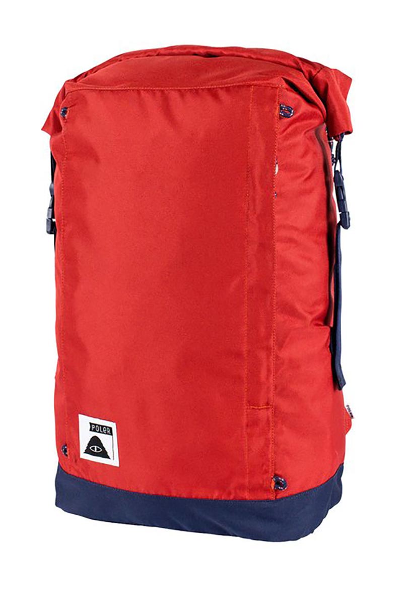 Poler rolltop backpack mud red