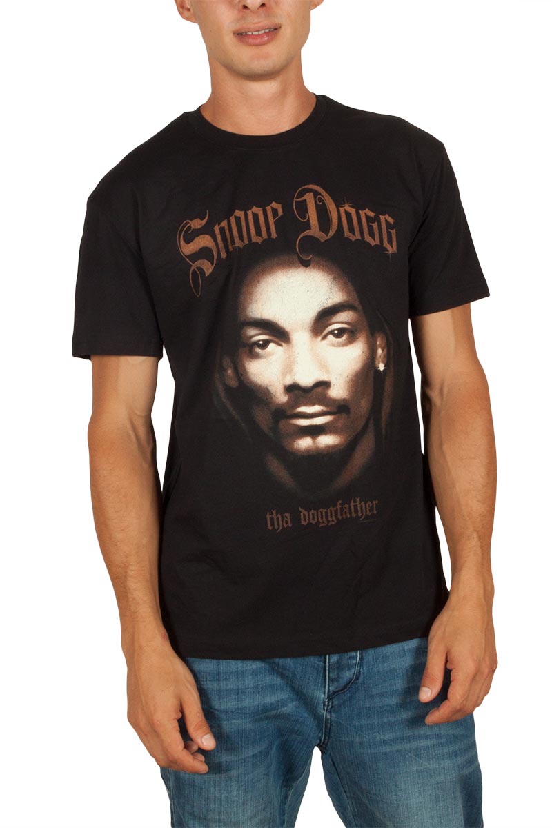 Amplified Snoop Dogg t-shirt Tha Doggfather μαύρο