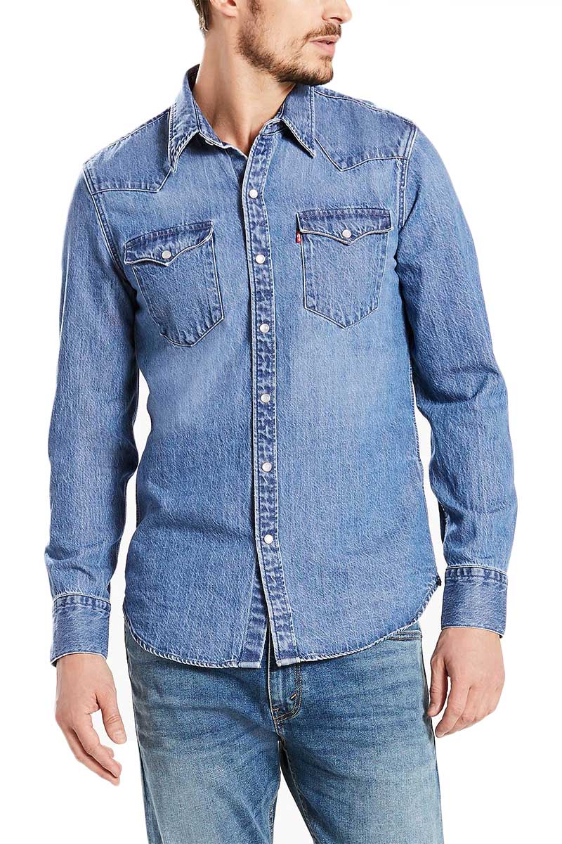 LEVI'S® Barstow western shirt acid indigo