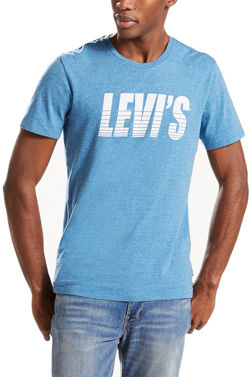 Ανδρικό LEVI'S® Graphic T-shirt dark blue tri-blend