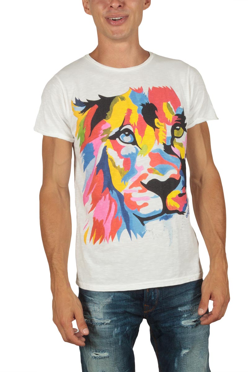 Anjavy t-shirt Leone colori