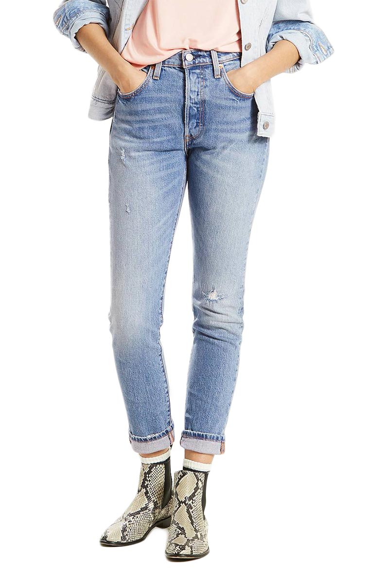 Γυναικείο LEVI'S 501® stretch skinny Jeans post modern blues