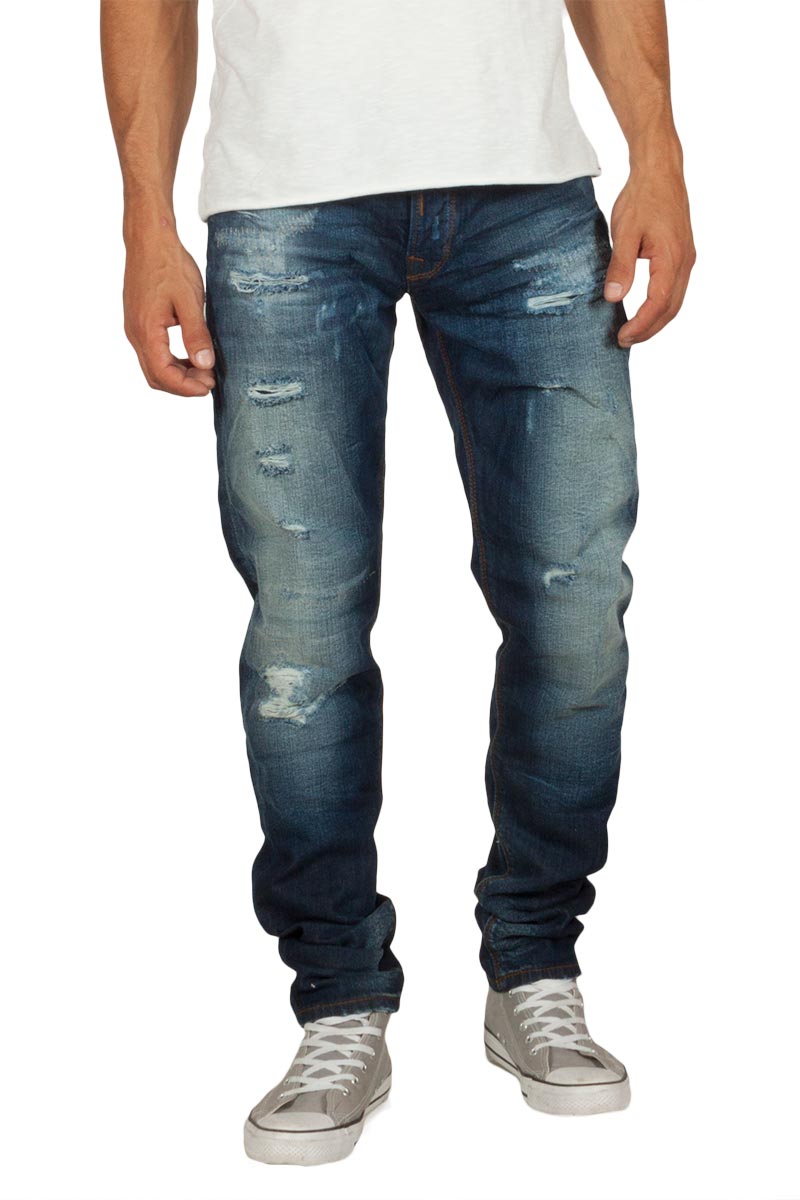 LTB Servando jeans σκούρο μπλε με σκισίματα