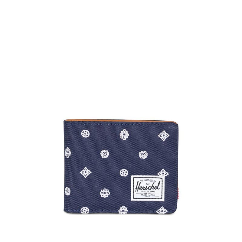 Herschel Supply Co. Hank RFID embroidery wallet peacoat