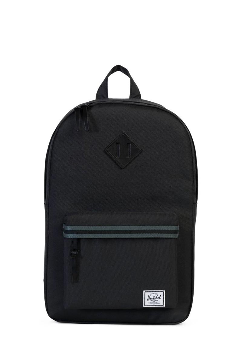Herschel Supply Co. Heritage Offset mid volume backpack black/dark shadow